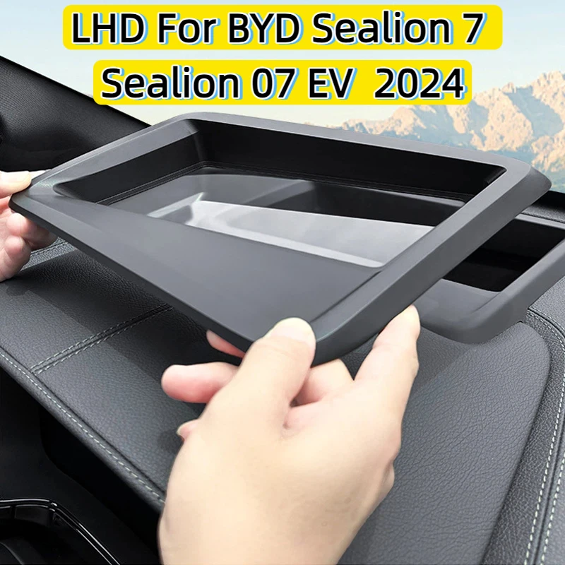 LHD For BYD Sealion 7 Sea lion 07 EV Accessories 2024  HUD Head Up Display Protective Cover Dust Protective Cover