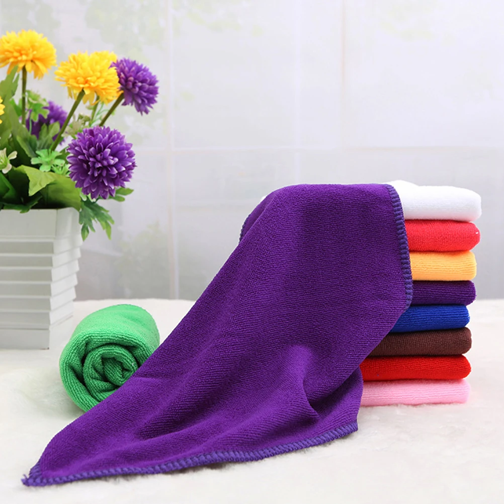 

16pcs -absorbing Towels Polyester Baby Feeding Nursing Face Cleaning Travel Small Handkerchiefs Square