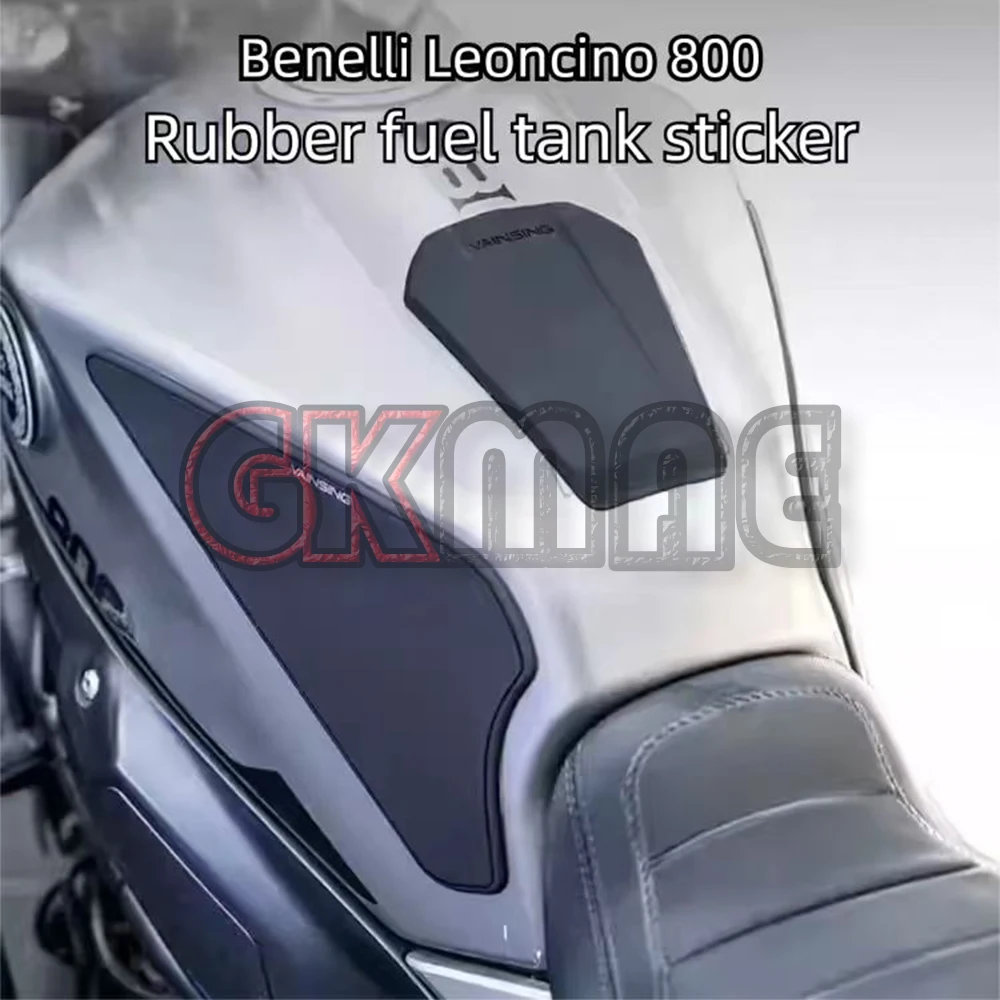 

New For Benelli Leoncino 800 Leoncino800 Motorcycle Modification Fish-shaped Anti-slip Stickers Fuel Tank Anti-scratch Sticker