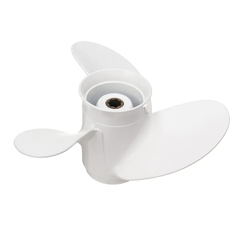 For Yamaha Outboard Engine 6HP 8HP Boat Propeller 8 1/2x7 1/2-N Aluminum Alloy 3 Blades RH 7 Tooth Spline 6G1-45943-00-EL