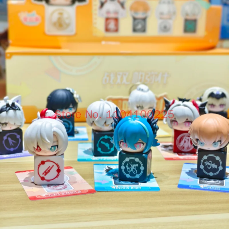 Genuine Card.Fun Kuro Punishing: Gray Raven Fun Moments Series Blind Box Cute Grain Mini Model Desktop Decoration Toys Gifts
