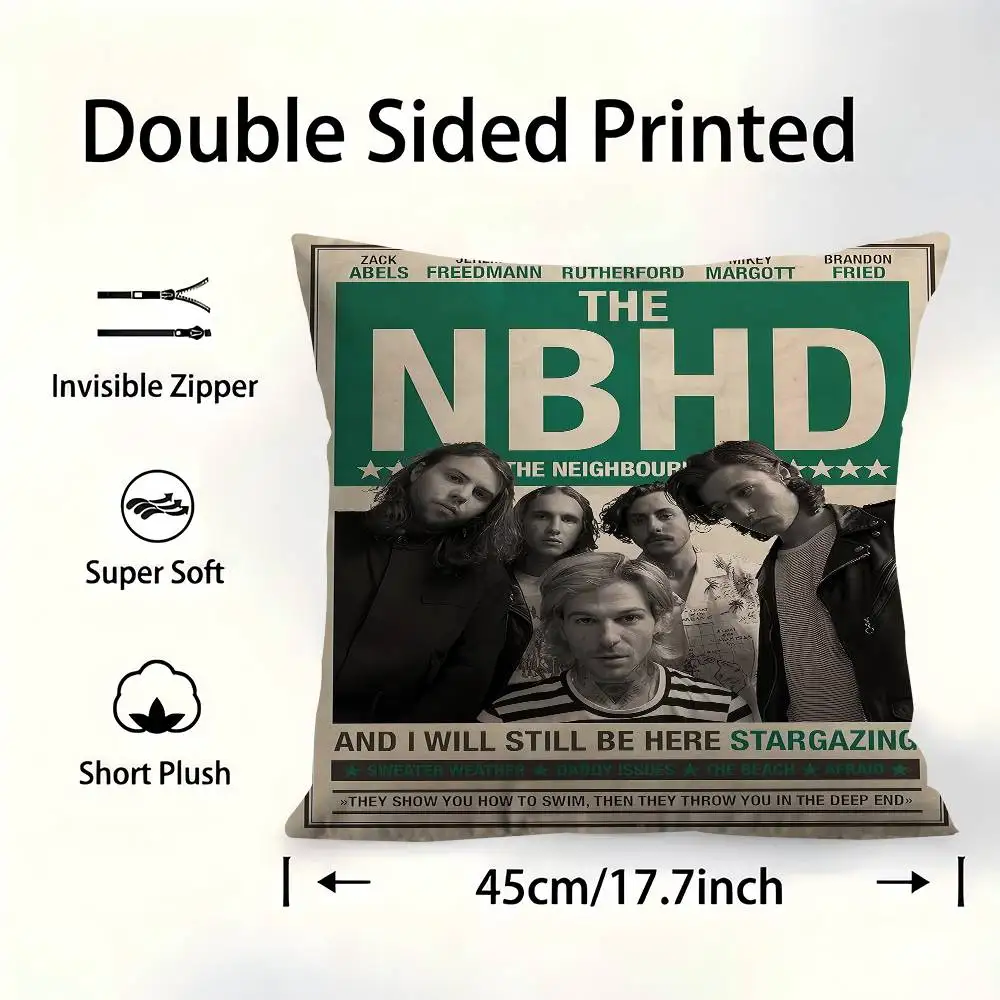 

The N-Neighbourhood Band Personalized Picture Text Home Decorative Pillows Household Gifts 45x45cm