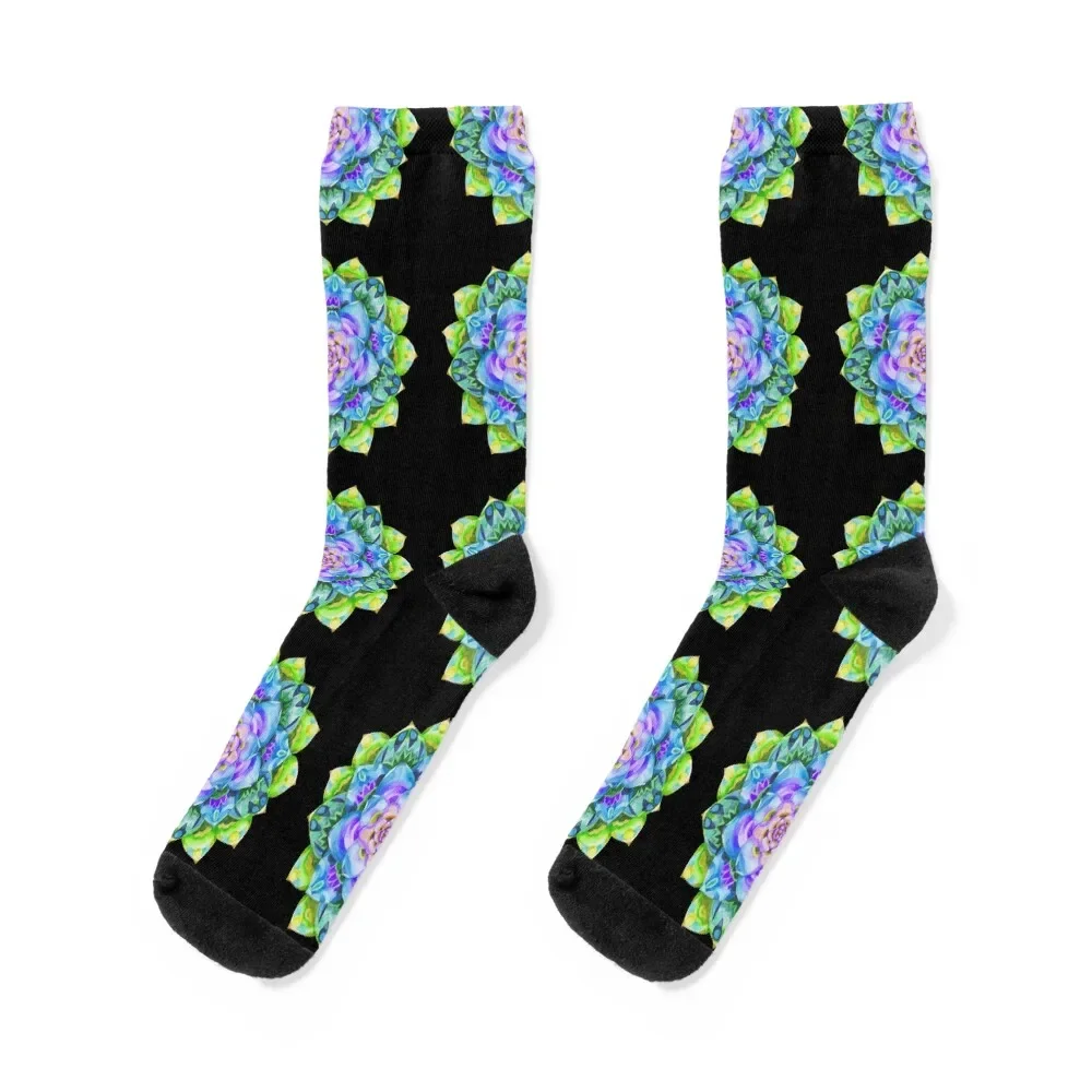 

Psychedelic Artichoke Yellow Socks Running moving stockings snow Socks Man Women's