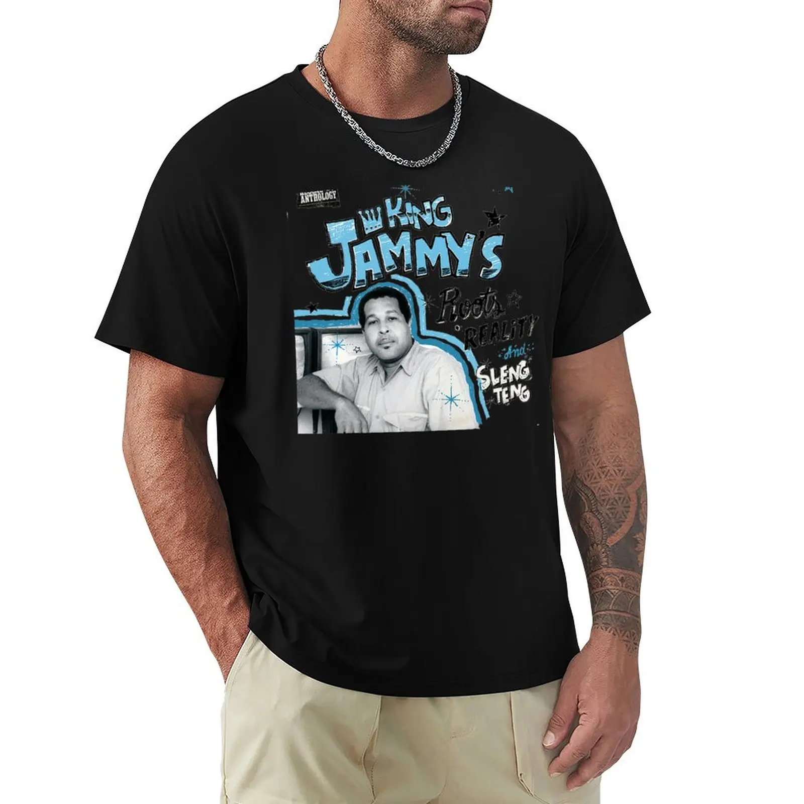 

King Jammy's T-Shirt summer clothes oversize t-shirts man funny gifts anime t shirts sweat shirts, men