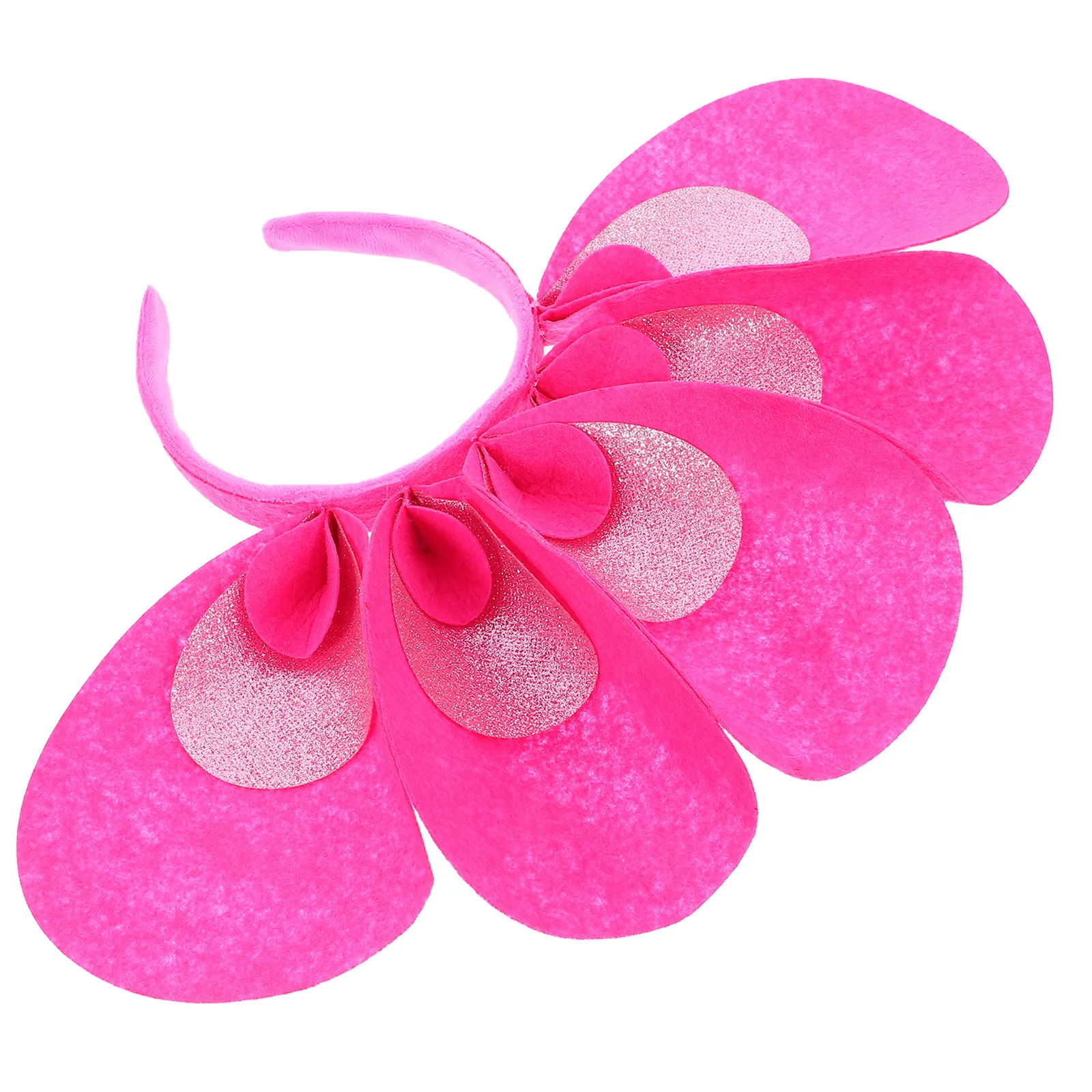 

Цветочная повязка на голову с большими лепестками для дня рождения, костюмированных вечеринок, сценических выступлений, забавное украшение для волос для женщин и детей