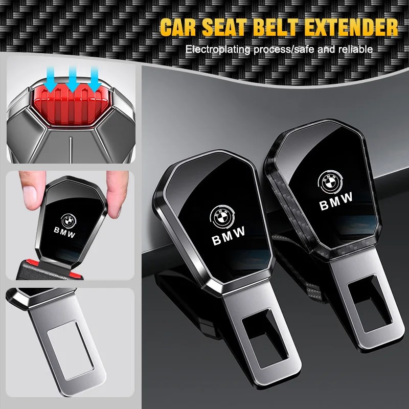 

Car Safety Seatbelt Extender laser Metal Buckle Extender For BMW 50th E60 E53 E83 E84 F48 F40 G20 G01 G02 F10 F95 F97 G15 G16 X5