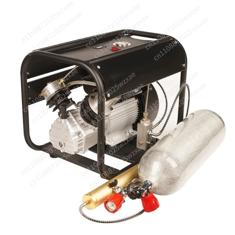 Compresor de Aire PCP de 4500 Psi, Compresor de Aire para Tanques de Buceo, Versión con Apagado Automático, Tanques de Buceo 110V
