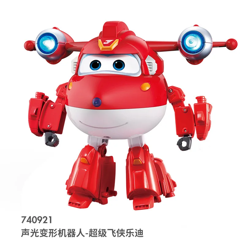 Super Flying Hero Equipment Pack, Sheriff Xiaoqingxue'er, Children's Sound, Light, Sound, Deformation Robot, Ledidoduo Toy