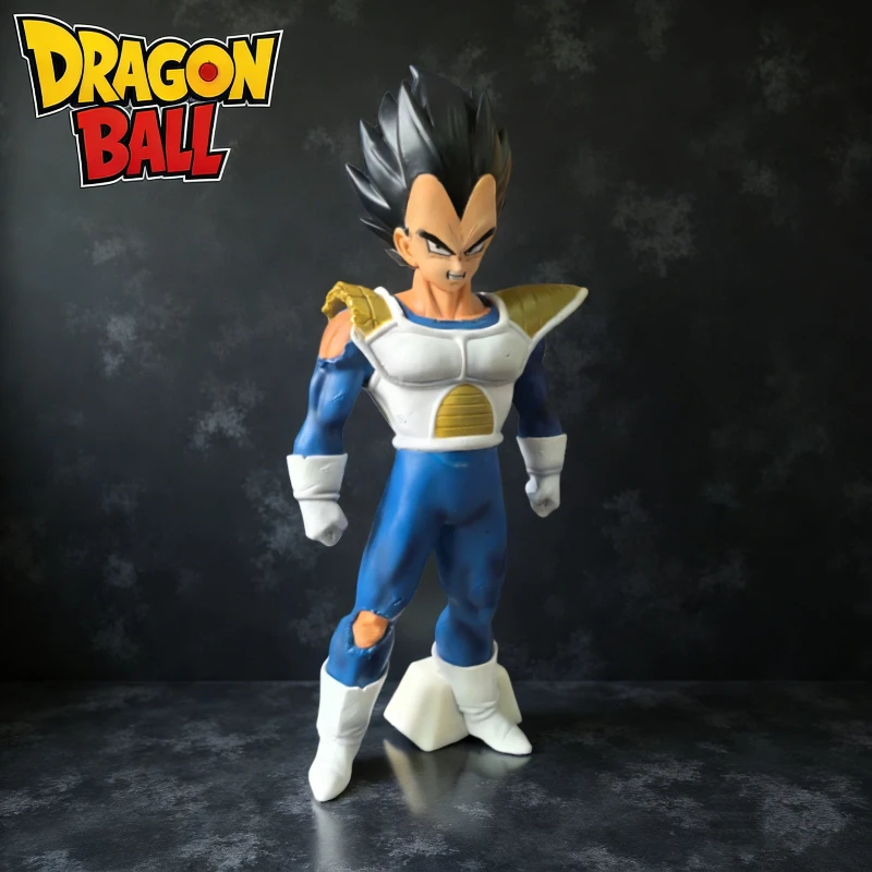 

22 см Dragon Ball Saiyan Battle Suit Vegeta ПВХ Фигурка Коллекционная аниме Модель игрушки Изысканная статуя Настольный орнамент Подарки
