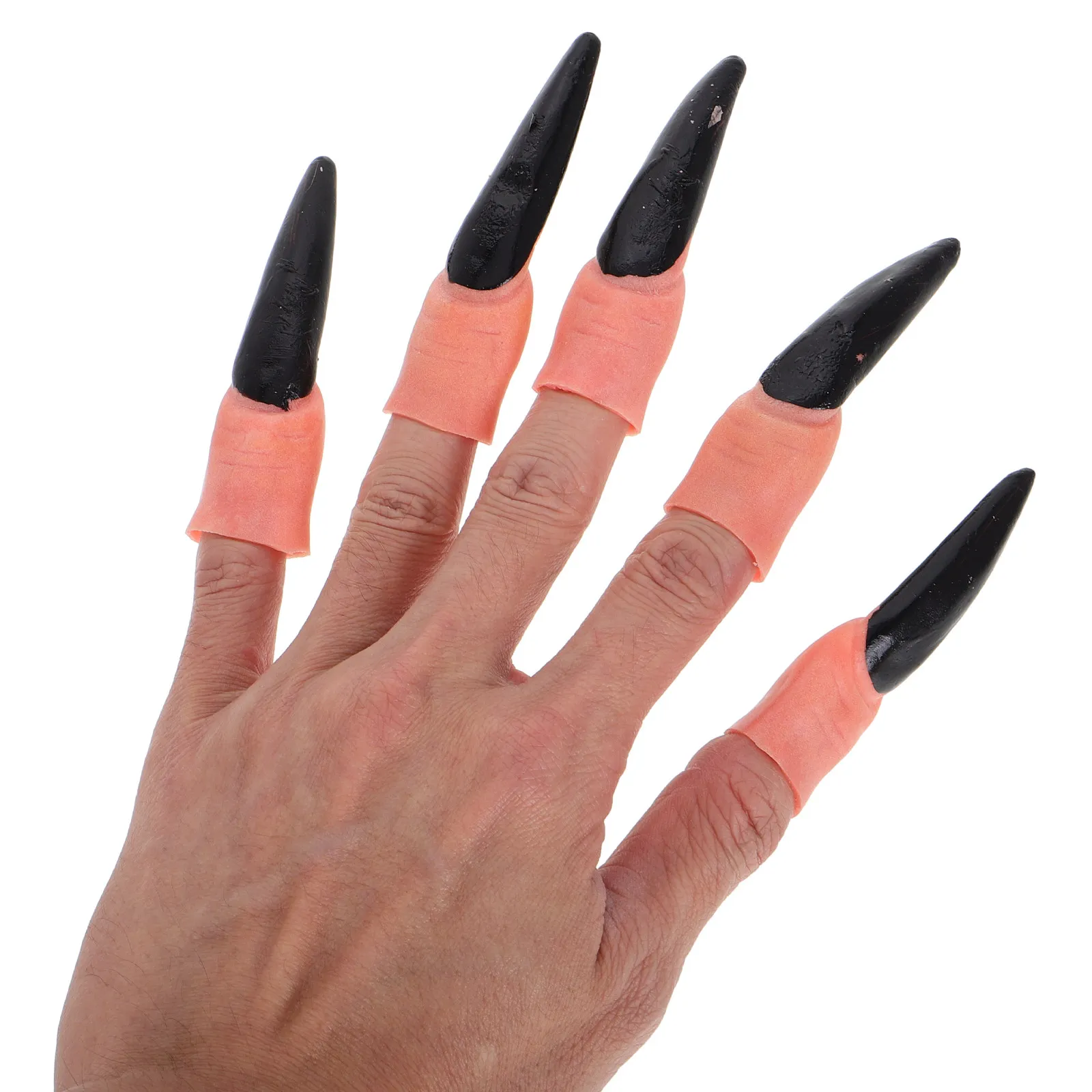 11개입 마녀 손톱 할로윈 파티 장식 호러 가든 소품 유령의 집 디스플레이 장난감 가짜 코 메이크업