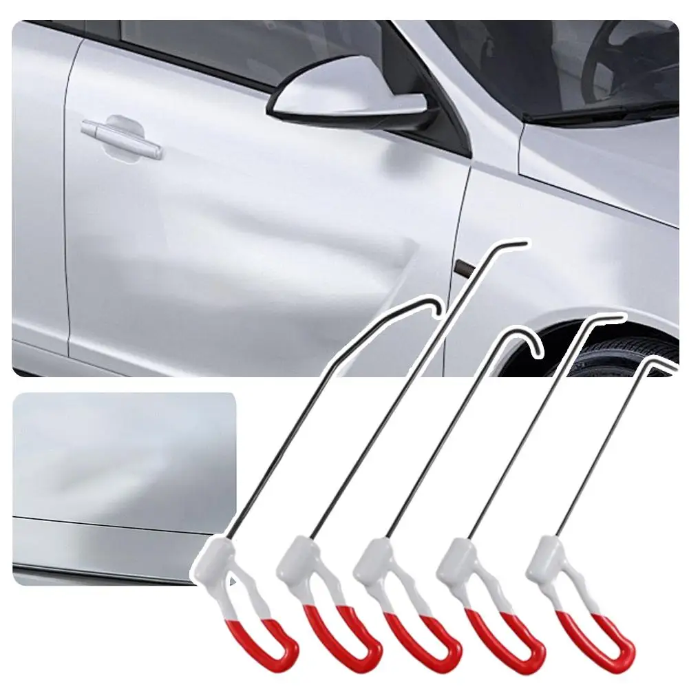 

Инструмент для ремонта вмятин автомобиля 360° ° Вращающийся крючок для ремонта моделей сэндвичей и вмятин на корпусе. Выберите 5, от ремонта J5C9.