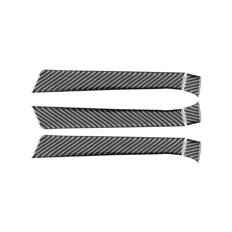 For Audi Q7 2007-2015 Car Accessories Carbon Fiber Interior Auto Door Armrest Decorative Sticker Cover Trim Frame Protection