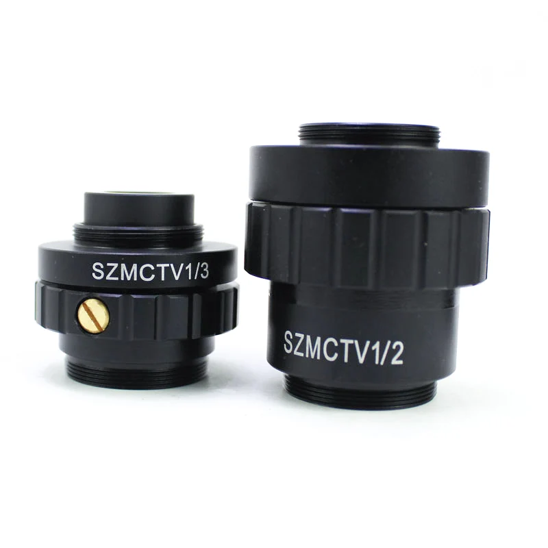 CTV 1/2 1/3 1X Adapter 0.3X 0.5X C mount Lens Adapter For SZM  Video Digital Camera Trinocular Stereo Microscope Accessories