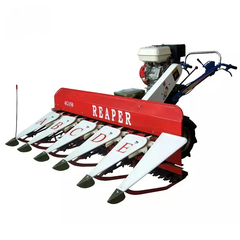 High efficiency and easy operation mini wheat combine harvester