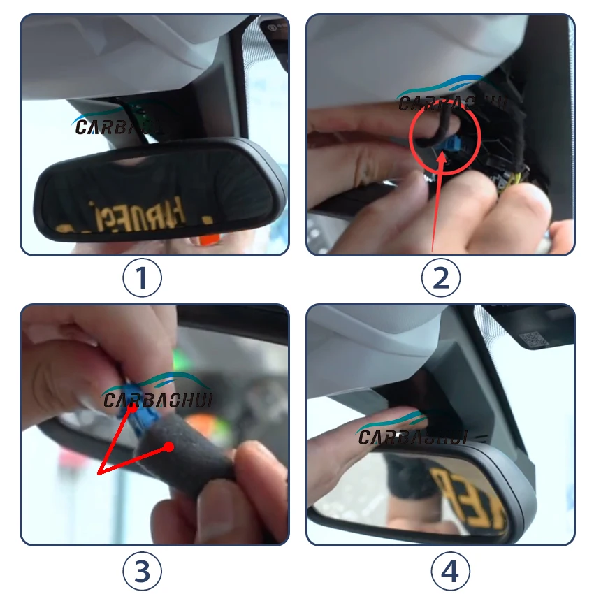 4K HD 2160P Plug And Play Dashcam Wifi Car DVR Video Recorder For Peugeot 3008 Allure 4008 5008 GT DS7 CROSSBACK Citroen C5 X7