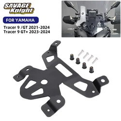 For Yamaha Tracer 9 GT+ Front Windshield 30mm Heighten Bracket Tracer 9/900/GT 9 /GT 900GT 9GT 2021-2024 Windscreen Holder
