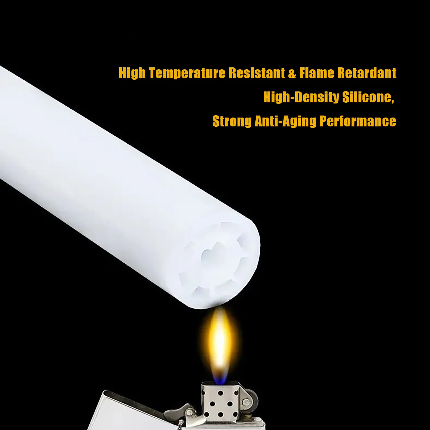 270°/360° Round Silicone Neon Tube, IP67 Waterproof for 5/8/10mm WS2811 WS2812B LED Strips