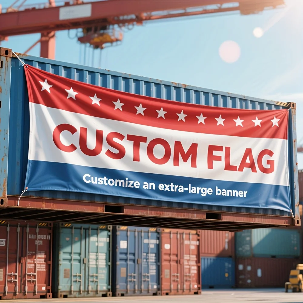 Large & XL Custom Flags Suitable for Weddings, Birthdays, Graduations - Personalized Text/Photo Banners with Your Own Text//Phot