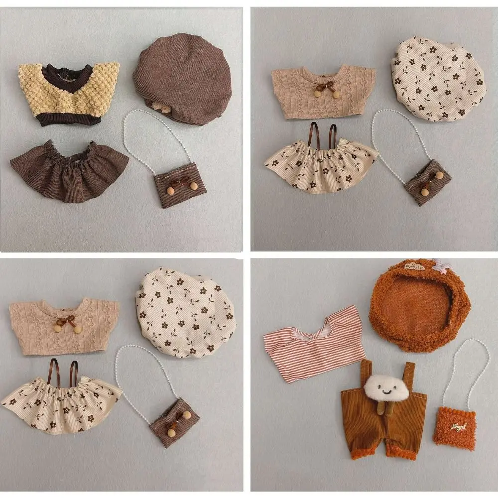 Cute Doll Lovely Clothes 10 Styles With Cartoon Headband Accessories Doll Skirt Accessories 20cm Cotton Doll for EXO Idol Dolls