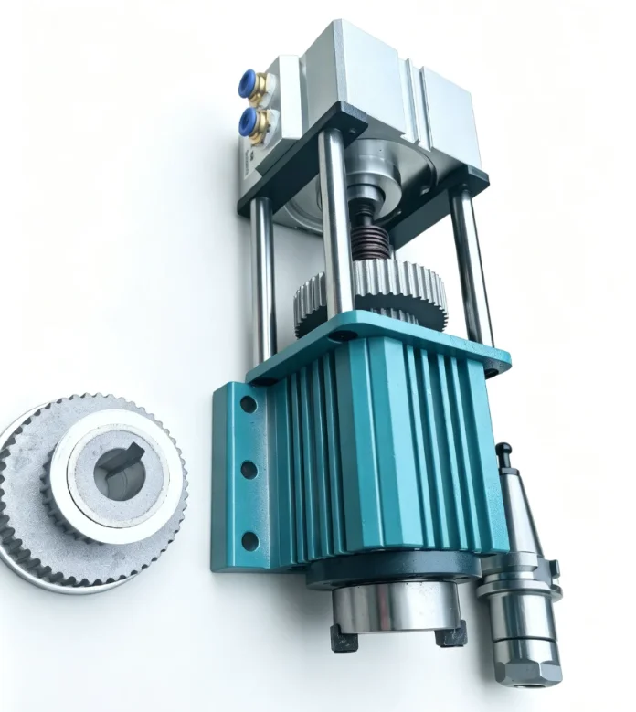 CNC Unpowered No power BT30 unpowered spindle Semi automatic tool changing for engraving drilling metal