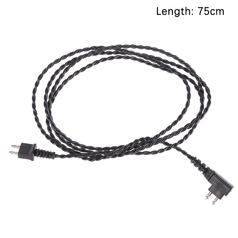 72cm Hearing Aid 2 Pin Cable Body Aids Unilateral Cord Wire for Siemens Pocket Hearing Aids