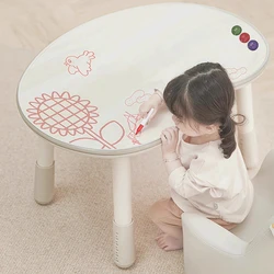 Juego De mesa y silla para niños, escritorio para niños, escritorio para niños pequeños, estudio, estudiante, bebé, Mesitas De Noche, trona, muebles