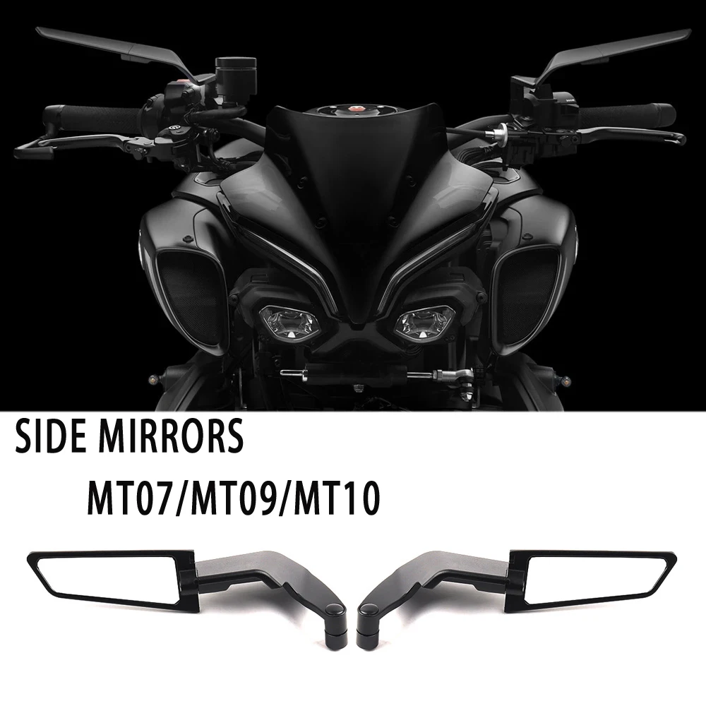 

For YAMAHA MT 07 MT07 MT 09 MT09 SP MT 10 MT10 SP Motorcycle Mirrors Stealth Winglets Mirror Kits To Rotate Adjustable Mirrors