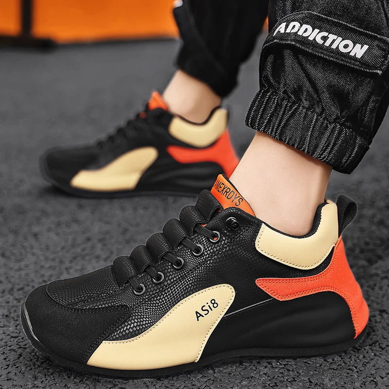 

After School Teenager Sport Activity Unisex Breathable Mesh Shoes Trendy Stylish Knit Upper Flexible Sole Campus Play Outdoor