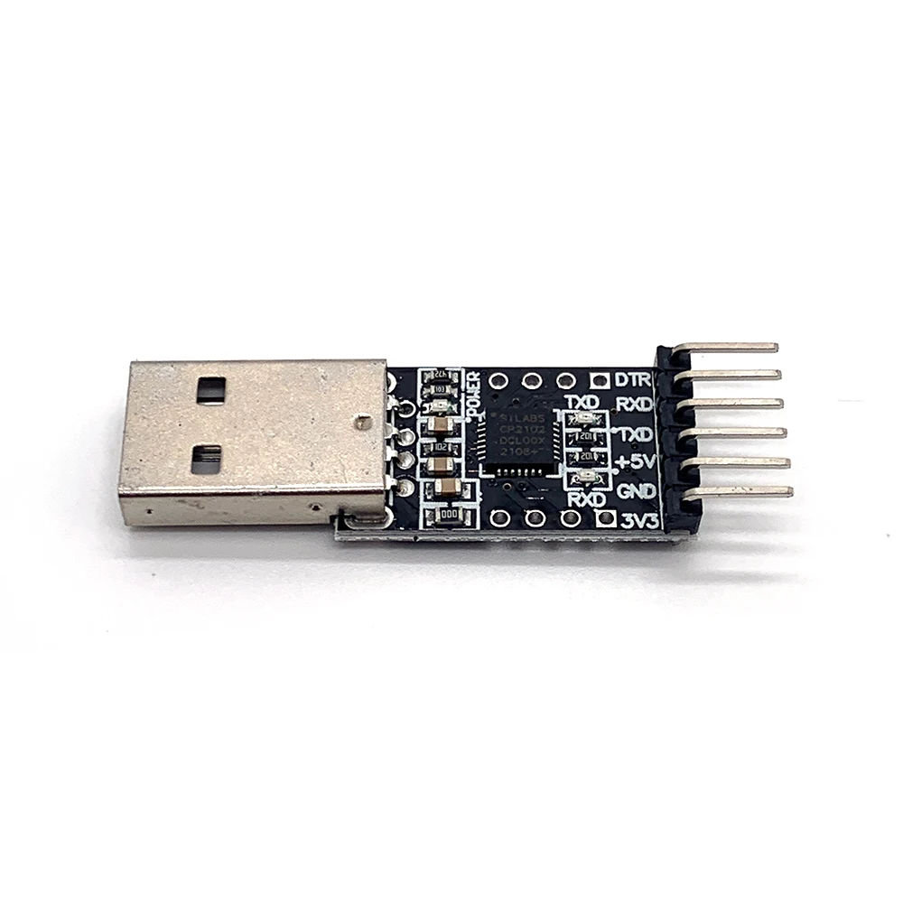 Módulo Cp2102 Usb a Ttl Usb a Serial Uart Brush Board Stc89c52 Downloader