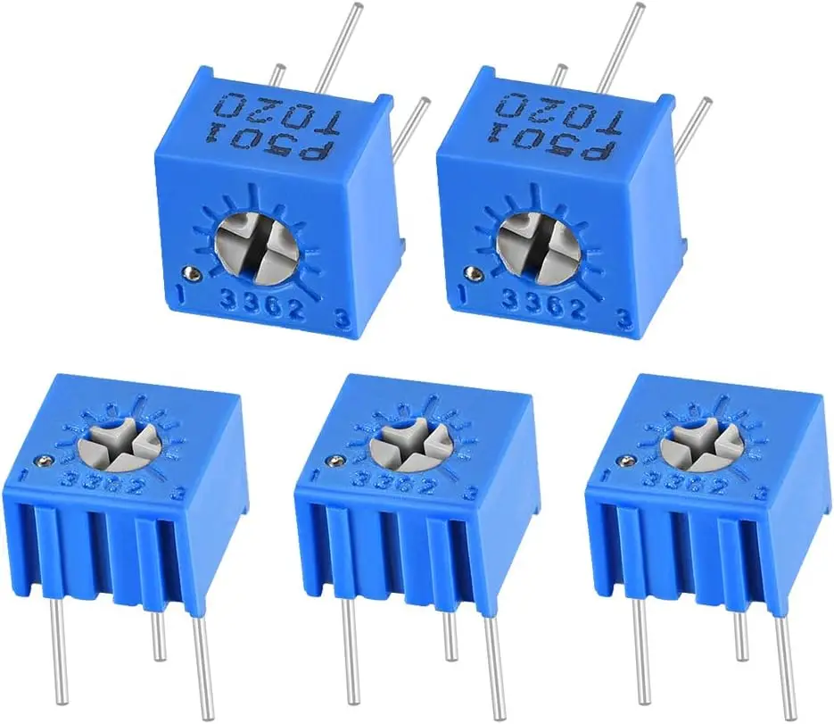 10Pcs/lot 3362P Trimmer Potentiometer Adjustable Resistor