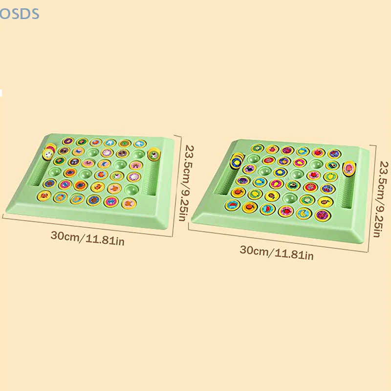 الوجه الشطرنج الذاكرة لعبة الشطرنج لعبة سطح المكتب 36 بطاقة الذاكرة دعابة الدماغ استراتيجية الأسرة لعبة لرياض الأطفال 4 5 6 سنوات من العمر #6