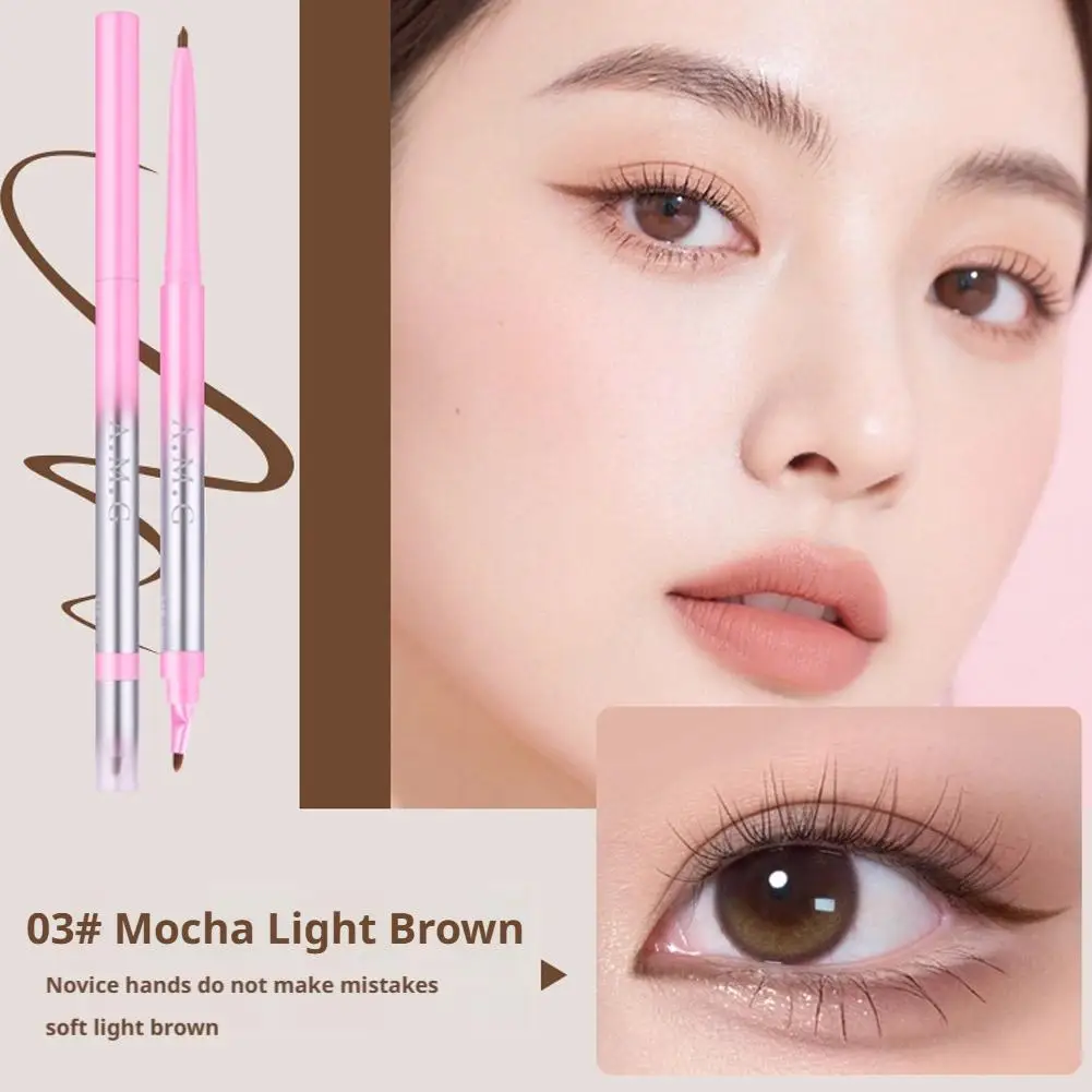 Waterproof Angled Tip Eyeliner Pencil, Ultra-Smooth Gel Formula for Sharp Winged Liner, Smudge & Sweat Proof Long Lasting M V4I3