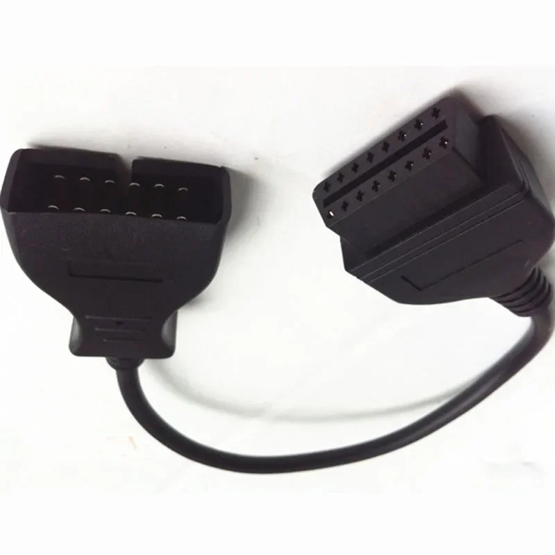 Cars OBD2 Extension Cable Connector Adapter for GM 12 Pin To 16 Pin Auto Diagnostic Cable for GM/Daewoo Vehicles Car Adapte