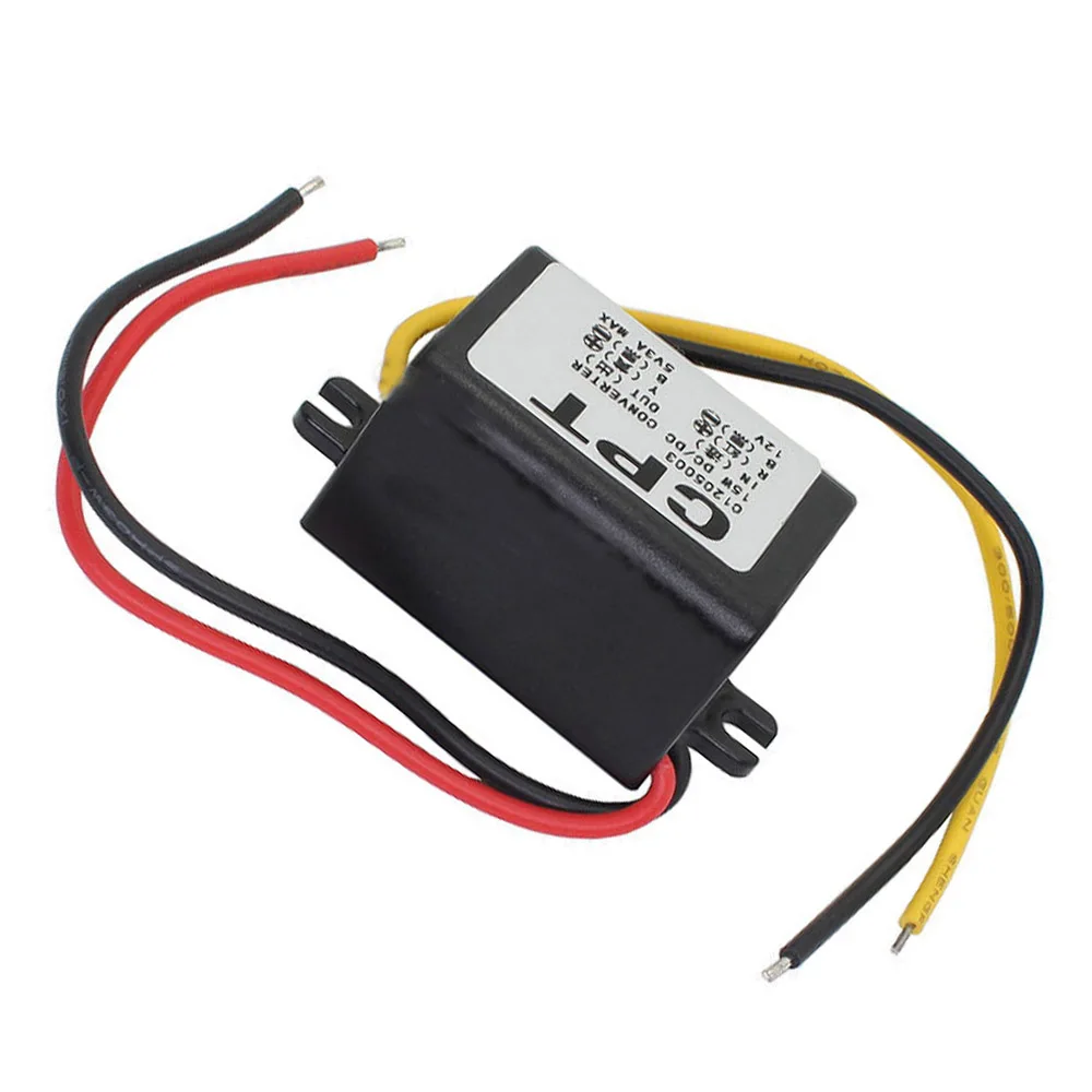 DC-DC8-23V Car Voltage Reducing Power Supply CPT Waterproof 12V to 5V 3A Sealed with Protection 15W Converter Connector