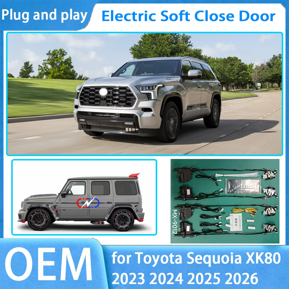 

for Toyota Sequoia XK80 2023-2026 OEM Car Soft Close Door System Automatic Electric Auto Pull Power Latch Power Closing