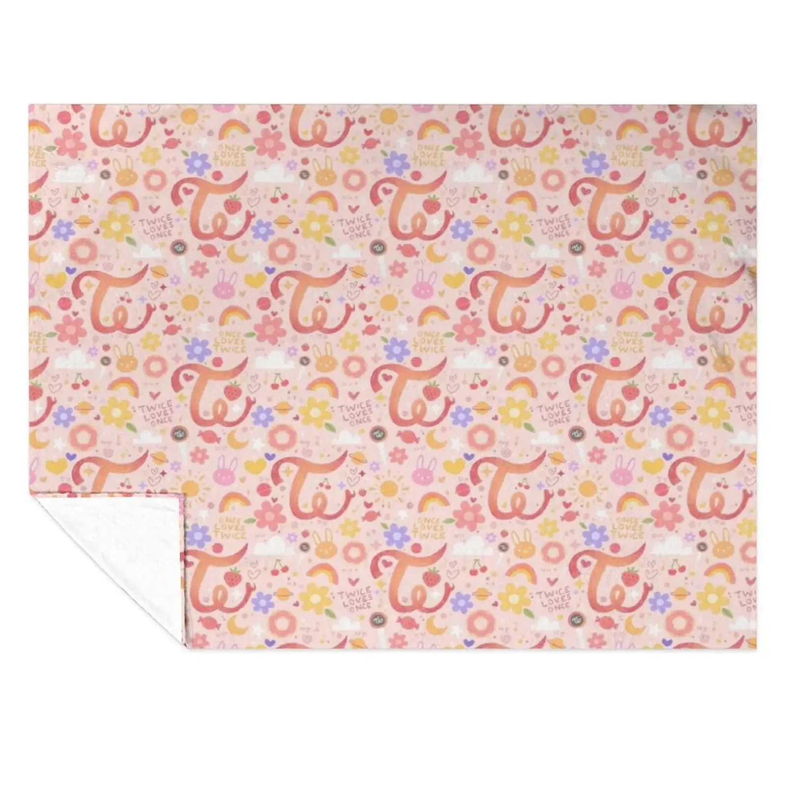 

Twice Pattern Throw Blanket Baby Custom Luxury Designer Winter beds Blankets