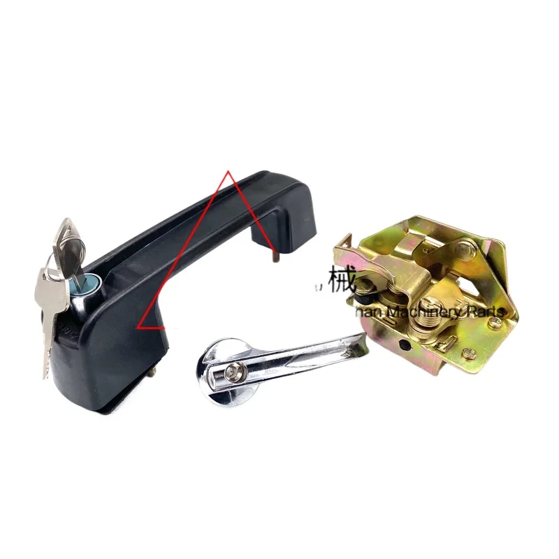 For Hyundai R55-7 130 200 210 220/260-5door Lock Of Cab Assembly Exterior Handle Lock Block Excavator Parts