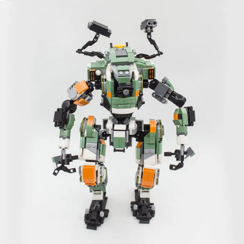 

Moc Titanfallsed 2 BT-7274 Pioneer Titan Game Series Robot Building Blocks Military Mecha Kids Educational Toys Boy Toy Gift