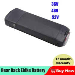 36V 48V 52V  250W 500W 750W 1000W Ebike Rear Rack Battery 10.4Ah 13Ah 14Ah 15Ah 17.5Ah Brinckers Electric Bicycle Battery Pack