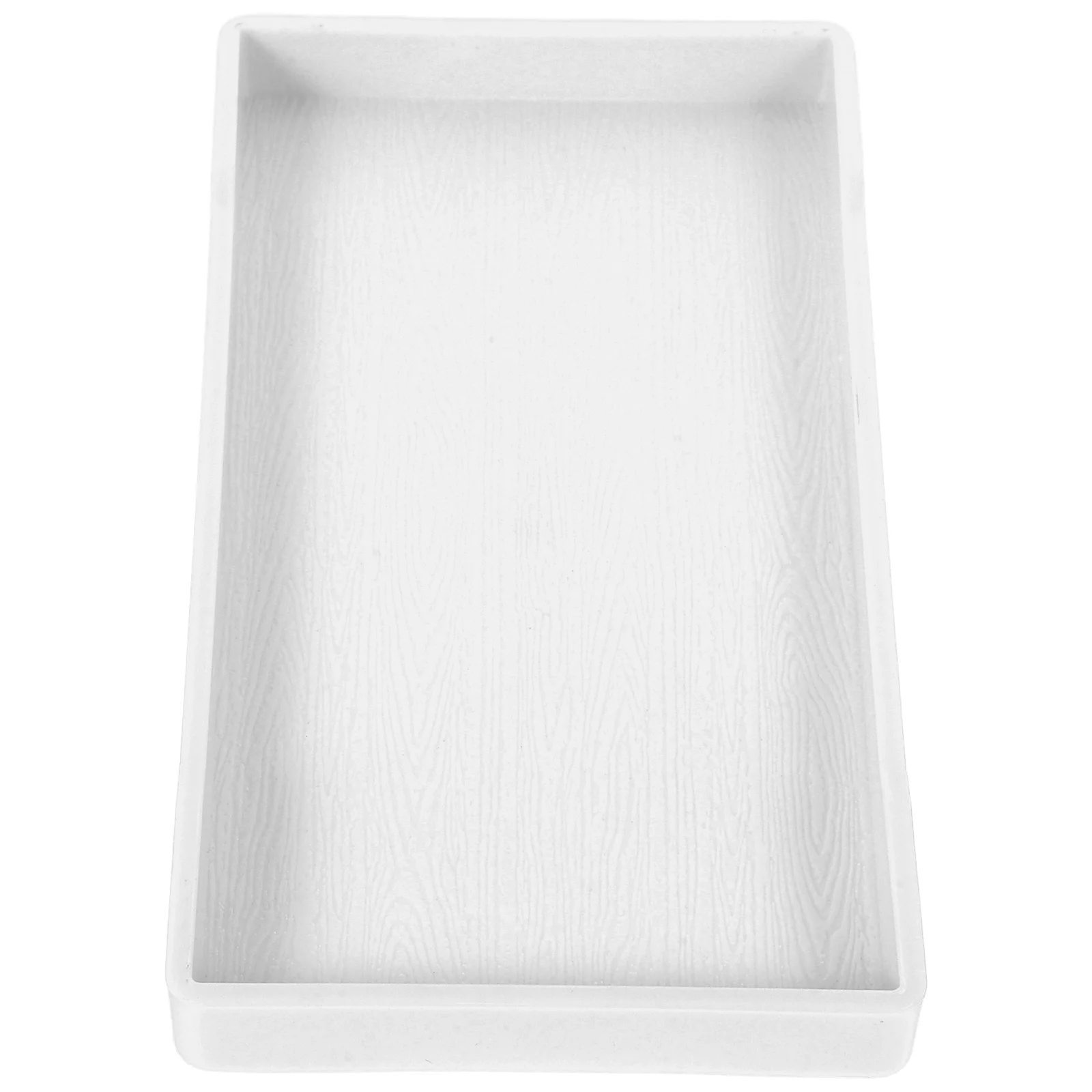 

White Dresser Bathroom Countertop Tray Soap Storage Plate Rectangle Sink Toiletries Towel Tabletop Jewelry