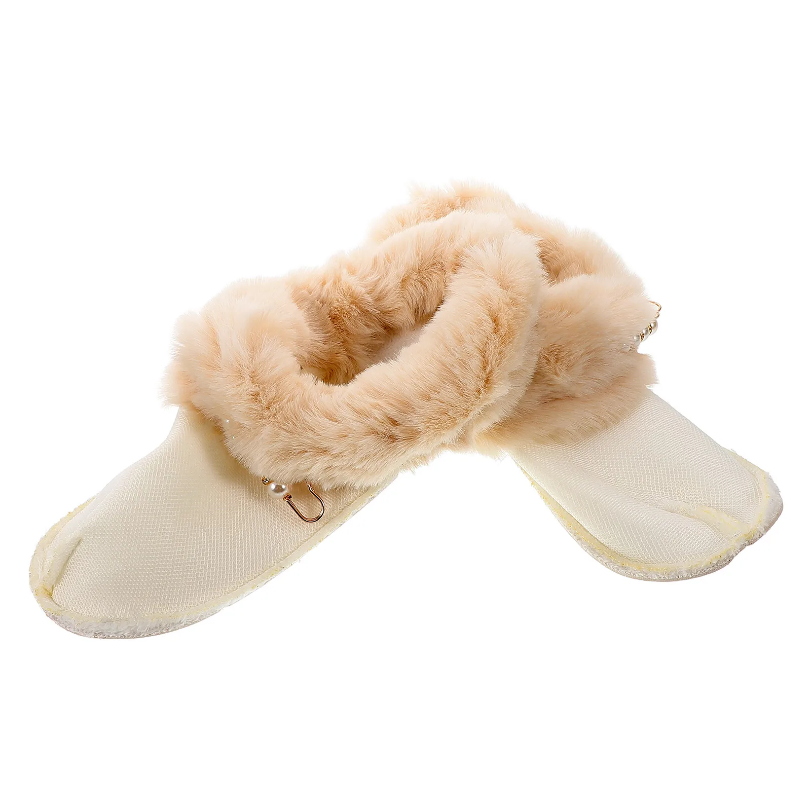 

1 Pair Furry Liner for Slippers Shoes Inner Warming Detachable Soles Winter Inserts Removable Liners Soft Material