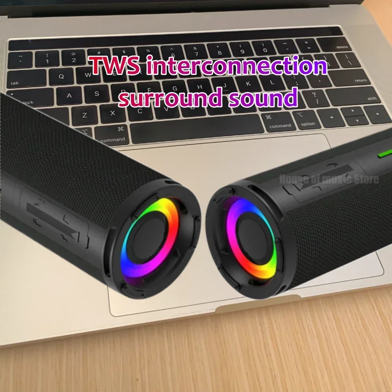 TG421 nowy Outdoor RGB rower sportowy Splash-proof HD Call Sound najlepszy wysokiej mocy akumulator przenośny głośnik bezprzewodowy Bluetooth