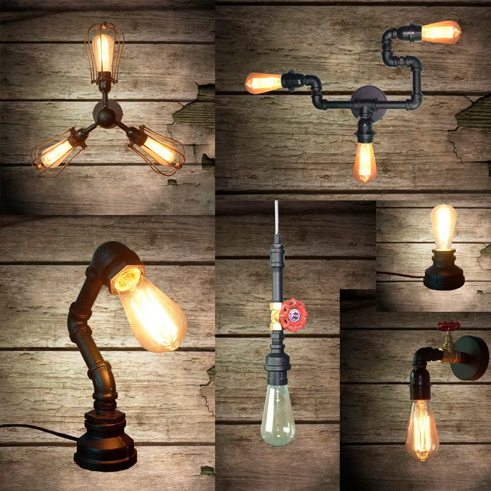 

Nordic style chandelier design loft industrial lamp