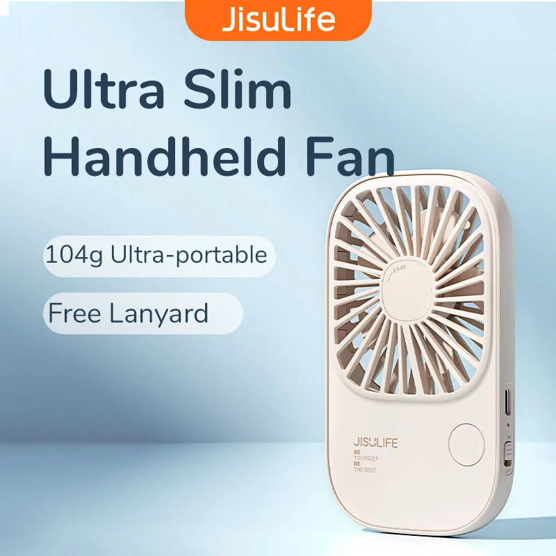 JISULIFE Mini Przenośny Wiatraczek Ręczny, Mały Wiatraczek Biurkowy ze Stojakiem, Wiatraczki do Rzęs z Ładowaniem USB, Wiatraczek do Makijażu Rzęs