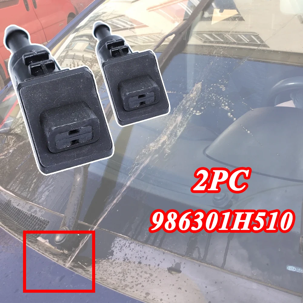 

2Pc For Hyundai I30 Windscreen Washer Jet форсунка Limpiaparabrisas Nozzle 2013 For Kia Ceed ed jd Front Fan shaped water jet