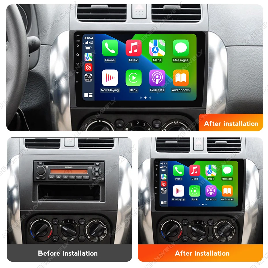 For Suzuki SX4 2006-2013 For Fiat Sedici 2005-2014 2 Din Car radio Stereo Multimedia MP5 Player Carplay RDS GPS WiFi Autoradio