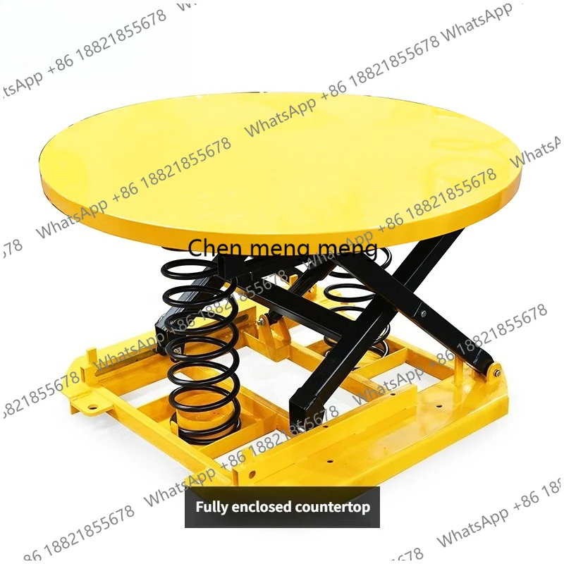 Hydraulic Scissor Lift Platform 1000KG/2000KG Portable Leveling Platform  Suitable for Warehouses  Workshops and Assembly Lines.