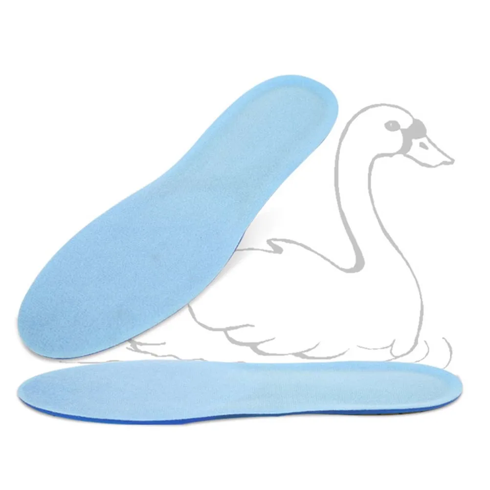 

1 Pair Thickened Elastic Insoles Breathable Sweat-Absorbent Foot Pads With Massage Cushion Anti-Pressure Relief Sports Shoe