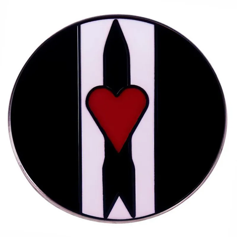 Bauhaus Band Enamel Pin Love and Rockets Lapel Badge Brooch Decoration Jewelry