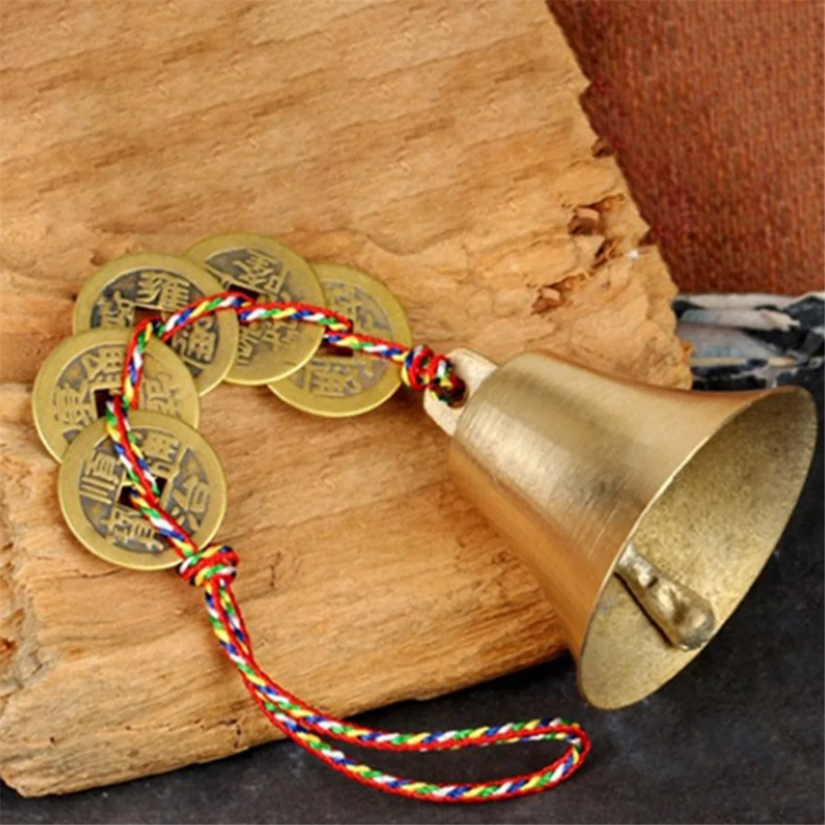 Chinese Feng Shui Bell for Wealth and Safe, Peace and Success